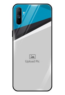 Realme C3 Photo Printing on Glass Case  - Simple Pattern Photo Upload Design