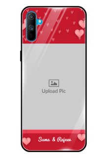 Realme C3 Custom Glass Phone Case  - Valentines Day Design