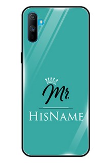 Realme C3 Custom Glass Phone Case Mr with Name