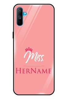 Realme C3 Custom Glass Phone Case Mrs with Name
