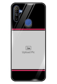 Realme Narzo 10A Custom Glass Mobile Case  - with Add Text Design
