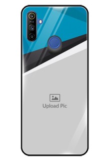 Realme Narzo 10A Photo Printing on Glass Case  - Simple Pattern Photo Upload Design