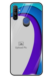 Realme Narzo 10A Photo Printing on Glass Case  - Simple Pattern Design