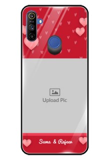 Realme Narzo 10A Custom Glass Phone Case  - Valentines Day Design