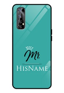Realme Narzo 20 Pro Custom Glass Phone Case Mr with Name