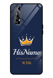Realme Narzo 20 Pro Glass Phone Case King with Name