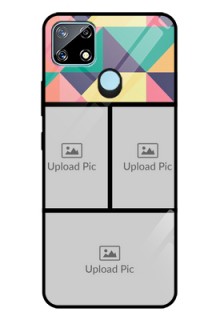 Realme Narzo 20 Custom Glass Phone Case  - Bulk Pic Upload Design