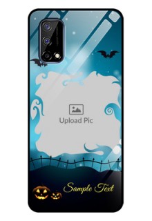 Realme Narzo 30 Pro 5G Custom Glass Phone Case - Halloween frame design