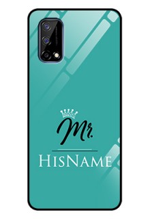 Realme Narzo 30 Pro 5G Custom Glass Phone Case Mr with Name