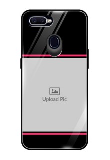 Realme U1 Custom Glass Mobile Case  - with Add Text Design