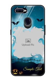 Realme U1 Custom Glass Phone Case  - Halloween frame design