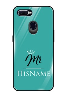 Realme U1 Custom Glass Phone Case Mr with Name