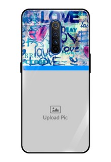 Realme X2 Pro Custom Glass Mobile Case  - Colorful Love Design