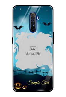 Realme X2 Pro Custom Glass Phone Case  - Halloween frame design