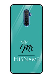 Realme X2 Pro Custom Glass Phone Case Mr with Name
