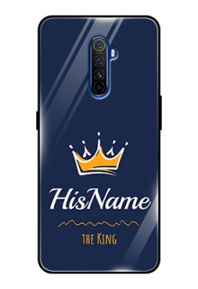 Realme X2 Pro Glass Phone Case King with Name