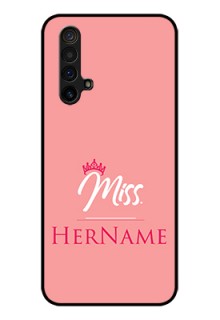 Realme X3 Super Zoom Custom Glass Phone Case Mrs with Name