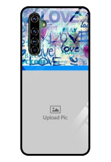 Realme X50 Pro 5G Custom Glass Mobile Case - Colorful Love Design