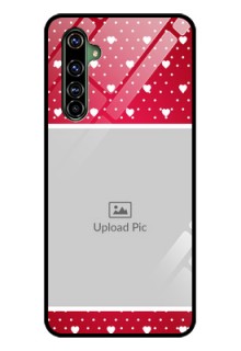 Realme X50 Pro 5G Photo Printing on Glass Case - Hearts Mobile Case Design
