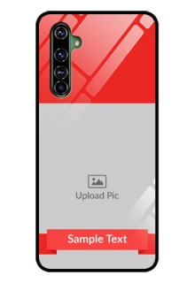 Realme X50 Pro 5G Custom Glass Phone Case - Simple Red Color Design