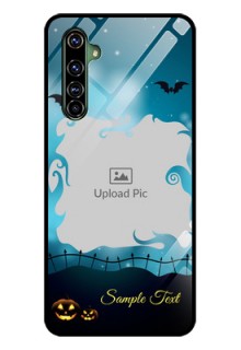 Realme X50 Pro 5G Custom Glass Phone Case - Halloween frame design