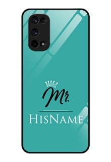 Realme X7 Pro Custom Glass Phone Case Mr with Name