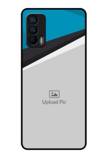 Realme X7 Photo Printing on Glass Case  - Simple Pattern Photo Upload Design