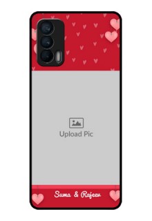 Realme X7 Custom Glass Phone Case  - Valentines Day Design