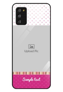 Galaxy A03s Photo Printing on Glass Case - Cute Girls Cover Design