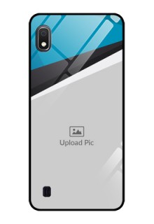 Galaxy A10 Photo Printing on Glass Case - Simple Pattern Photo Upload Design