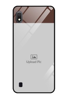 Galaxy A10 Custom Glass Mobile Case - Elegant Case Design