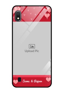 Galaxy A10 Custom Glass Phone Case - Valentines Day Design