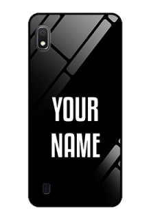 Galaxy A10 Your Name on Glass Phone Case