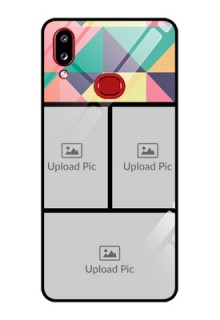 Galaxy A10s Custom Glass Phone Case - Bulk Pic Upload Design