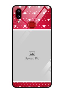 Galaxy A10s Photo Printing on Glass Case - Hearts Mobile Case Design