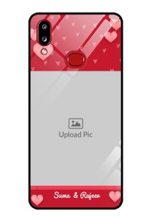 Galaxy A10s Custom Glass Phone Case - Valentines Day Design