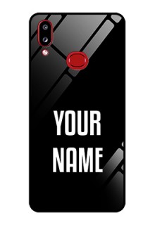 Galaxy A10s Your Name on Glass Phone Case
