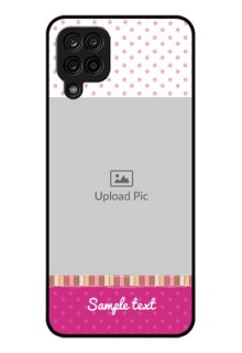 Galaxy A12 Photo Printing on Glass Case - Cute Girls Cover Design