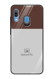 Samsung Galaxy A20 Custom Glass Mobile Case  - Elegant Case Design