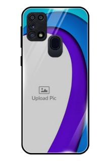 Galaxy A21s Photo Printing on Glass Case  - Simple Pattern Design