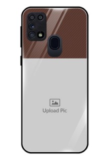 Galaxy A21s Custom Glass Mobile Case  - Elegant Case Design