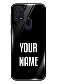 Galaxy A21s Your Name on Glass Phone Case