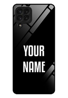 Galaxy A22 4G Your Name on Glass Phone Case