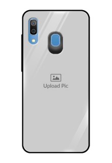 Samsung Galaxy A30 Photo Printing on Glass Case  - Upload Full Picture Design
