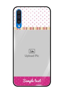 Galaxy A30s Photo Printing on Glass Case  - Cute Girls Cover Design
