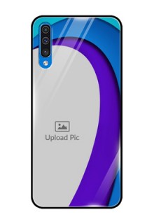 Galaxy A30s Photo Printing on Glass Case  - Simple Pattern Design
