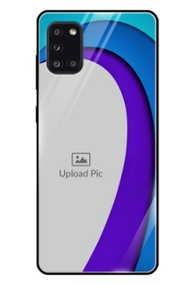 Galaxy A31 Photo Printing on Glass Case  - Simple Pattern Design