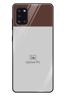 Galaxy A31 Custom Glass Mobile Case  - Elegant Case Design