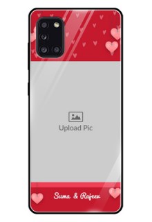 Galaxy A31 Custom Glass Phone Case  - Valentines Day Design