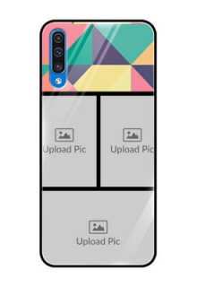 Samsung Galaxy A50 Custom Glass Phone Case  - Bulk Pic Upload Design